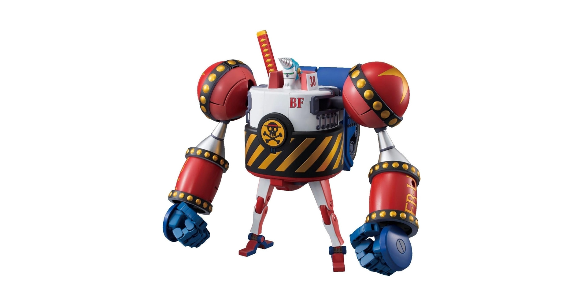 1日限定27000円☆ワンピース GENERAL FRANKY フィギュア☆ Tamashii Nations Chogokin Action Figure One Piece General